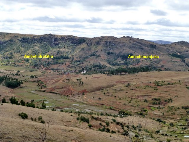 les villages de Ambohidrakitra et Ambohimanjaka